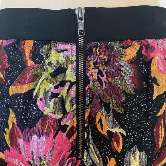 Anthropologie Ladakh Floral Brocade Mini Skirt - Picture 5 of 6